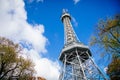 Petrin Lookout Tower Prague ÃÂ¡zech Republic Royalty Free Stock Photo